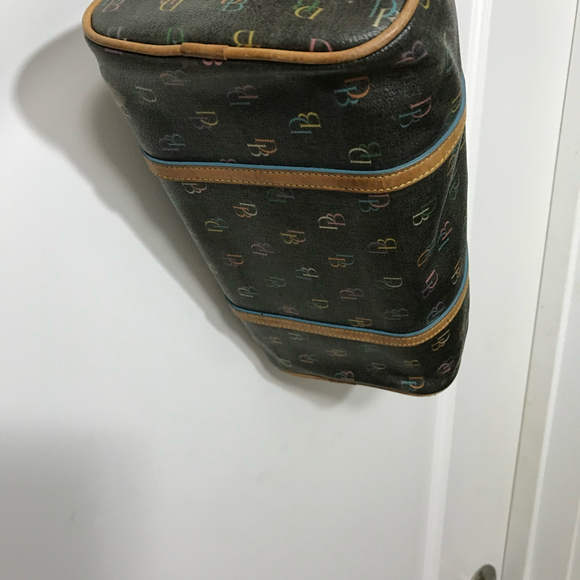 Dooney & Bourke Vintage Rainbow Barrel Bag y2k - Picture 6 of 11